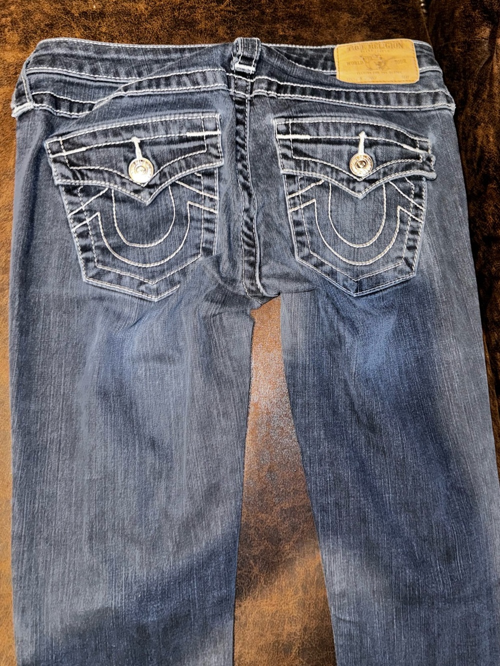 True Religion Skinny With Flap Jeans Medium Wash Size 26